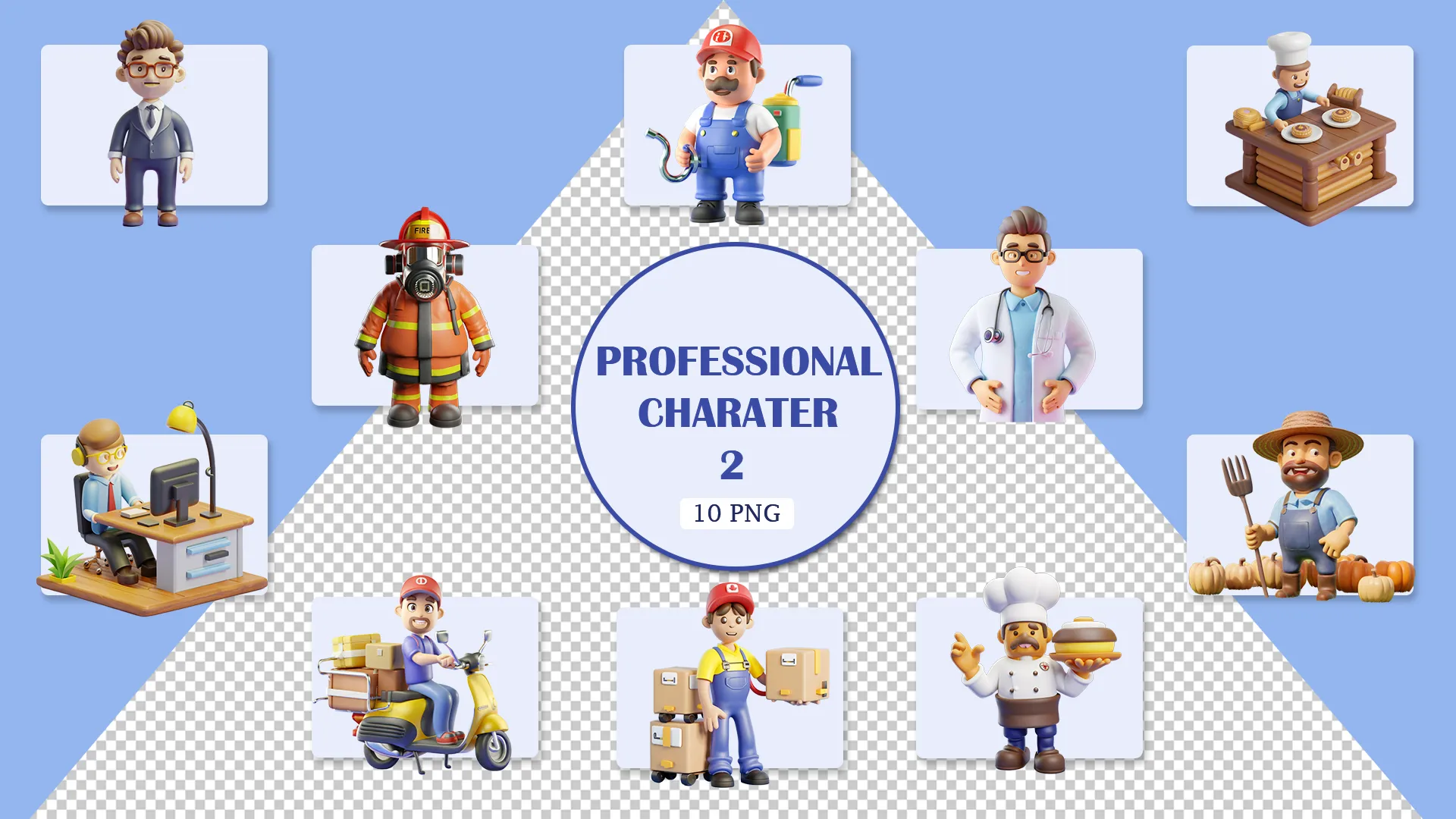 Best Professional 3D Character Models Pack